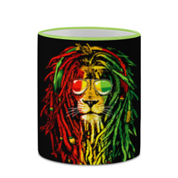 Кружка с полной запечаткой Ямайка - лев с дредами - фото 2