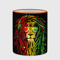 Кружка с полной запечаткой Ямайка - лев с дредами - фото 2