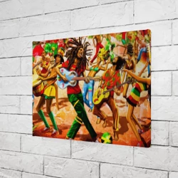 Холст прямоугольный Боб Марли - вечеринка - фото 2