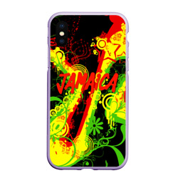 Чехол для iPhone XS Max матовый Ямайка - музыка регги