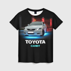 Женская футболка 3D Toyota Camry