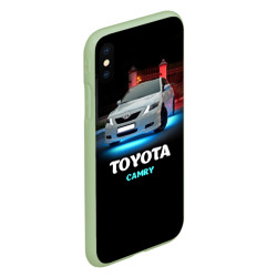 Чехол для iPhone XS Max матовый Toyota Camry - фото 2