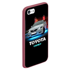 Чехол для iPhone 5/5S матовый Toyota Camry - фото 2