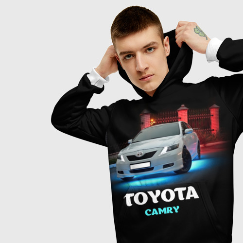 Мужская толстовка 3D Toyota Camry - фото 5
