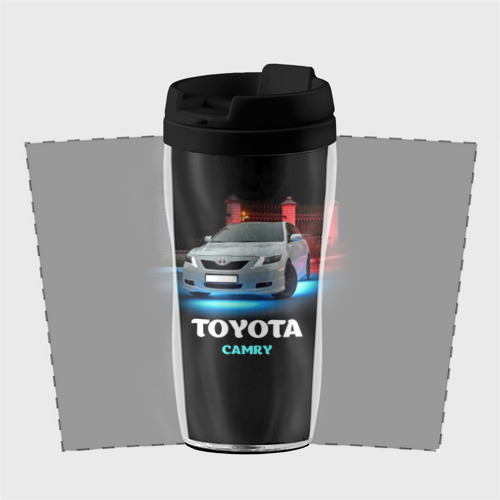 Термокружка-непроливайка Toyota Camry, цвет черный - фото 2