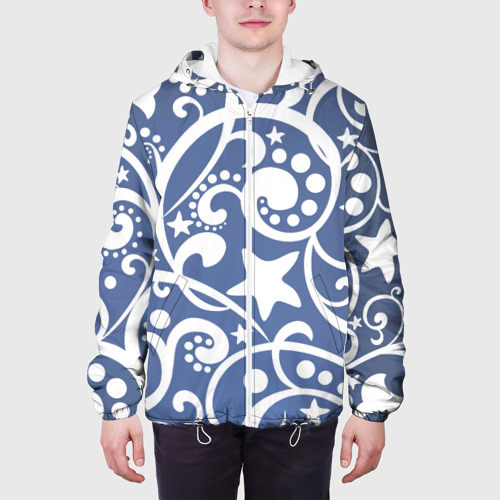 Мужская куртка 3D Нежный xолод, цвет 3D печать - фото 4