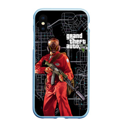 Чехол для iPhone XS Max матовый GTA