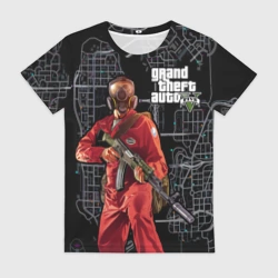 Женская футболка 3D GTA - 5