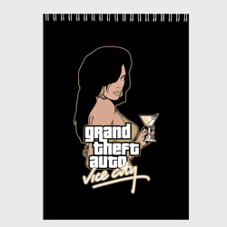 Скетчбук GTA - vice city girl