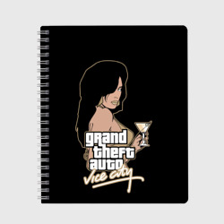 Тетрадь GTA - vice city girl