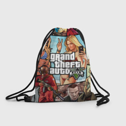 Рюкзак-мешок 3D Все GTA на одном постере