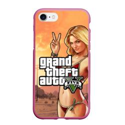 GTA V girl – Чехол для iPhone 7/8 матовый с принтом купить