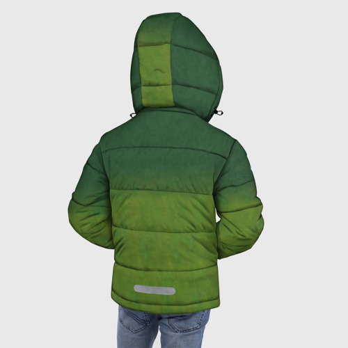Зимняя куртка для мальчиков 3D с принтом Соник Бум, вид сзади #2
