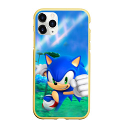 Чехол для iPhone 11 Pro Max матовый Соник Бум