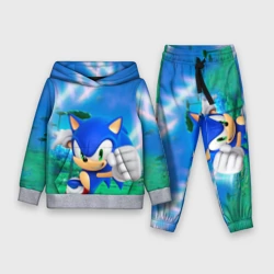 Детский костюм с толстовкой 3D Соник Бум