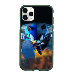 Чехол для iPhone 11 Pro Max матовый Соник Бум