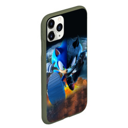 Чехол для iPhone 11 Pro Max матовый Соник Бум - фото 2