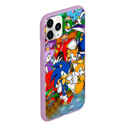 Чехол для iPhone 11 Pro Max матовый Соник Бум - фото 2