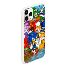 Чехол для iPhone 11 Pro Max матовый Соник Бум - фото 2