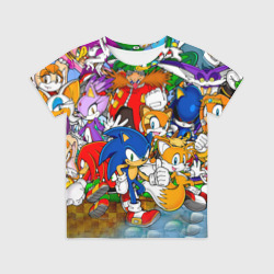Детская футболка 3D Соник Бум