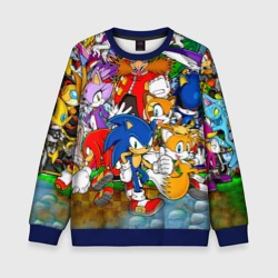 Детский свитшот 3D Соник Бум