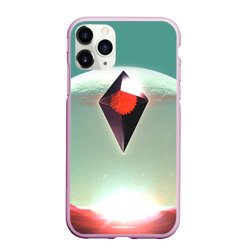 Чехол для iPhone 11 Pro Max матовый No Man's Sky 4, цвет розовый