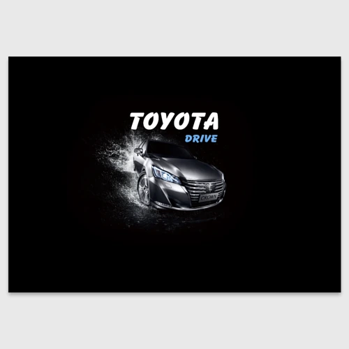 Поздравительная открытка Toyota Drive