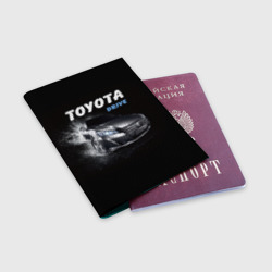 Обложка для паспорта матовая кожа Toyota Drive - фото 2