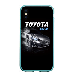 Чехол для iPhone XS Max матовый Toyota Drive