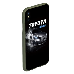 Чехол для iPhone XS Max матовый Toyota Drive - фото 2