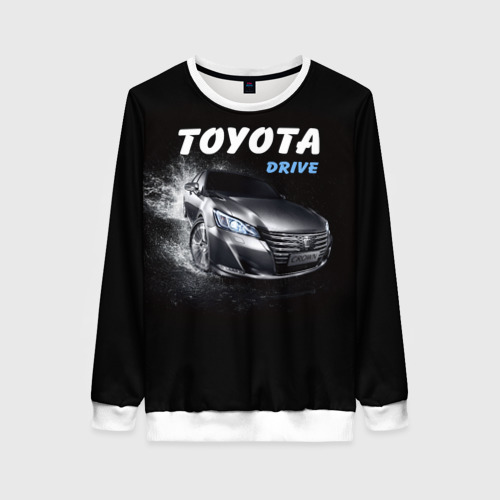 Женский свитшот 3D Toyota Drive, цвет 3D печать