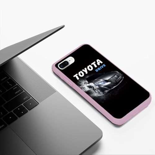 Чехол для iPhone 7Plus/8 Plus матовый с принтом Toyota Drive, фото #5
