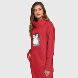 Платье удлиненное хлопок Пингвин - фото 2