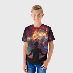 Детская футболка 3D Йога - мандала - фото 2