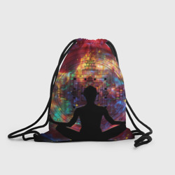 Рюкзак-мешок 3D Йога - мандала