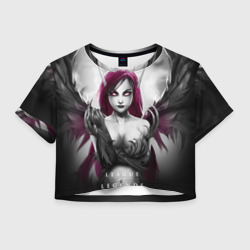 Женская футболка Crop-top 3D Cute Demon