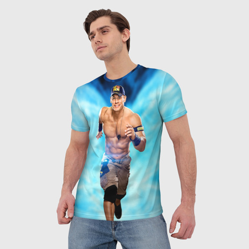 Мужская футболка 3D Джон Сина 1 - фото 3