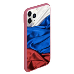 Чехол для iPhone 11 Pro Max матовый Триколор - фото 2