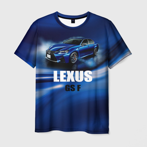 Мужская футболка 3D Lexus GS F