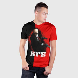 Мужская футболка 3D Slim КГБ - фото 2