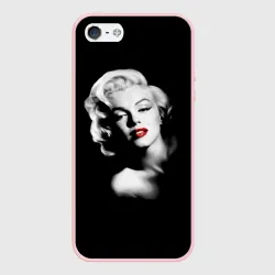 Чехол для iPhone 5/5S матовый Мэрилин Монро