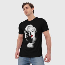 Мужская футболка 3D Мэрилин Монро - фото 2