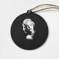 Деревянная игрушка круг Мэрилин Монро