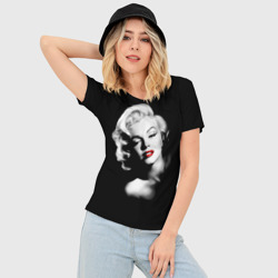 Женская футболка 3D Slim Мэрилин Монро - фото 2