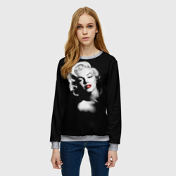 Женский свитшот 3D Мэрилин Монро - фото 2