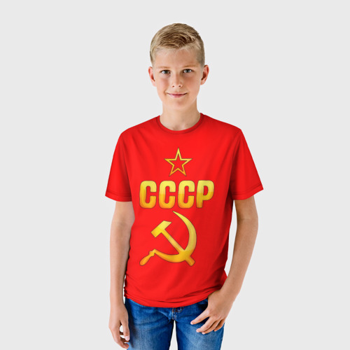 Детская футболка 3D СССР, цвет 3D печать - фото 3