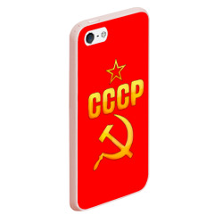 Чехол для iPhone 5/5S матовый СССР - фото 2