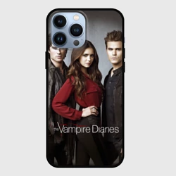 Чехол для iPhone 13 Pro Max Дневники вампира - главные герои