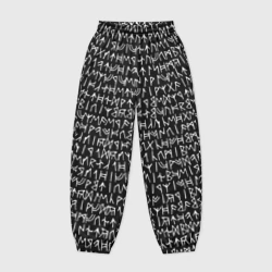Женские джоггеры оверсайз 3D Руны