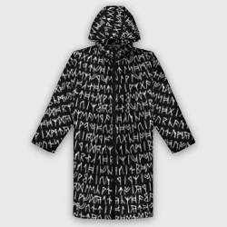 Дождевик унисекс 3D Руны